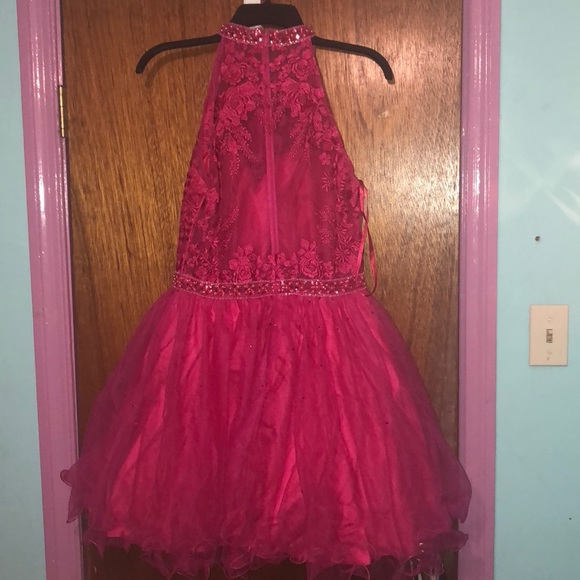 Hot Pink Homecoming Dress - Picture 4 of 4